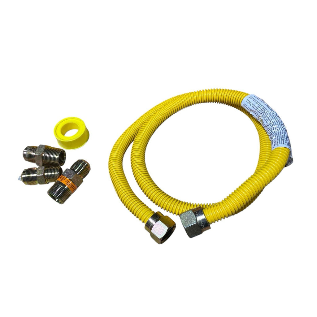 Everbilt Gas Range Connector Kit Yellow 4' 98255