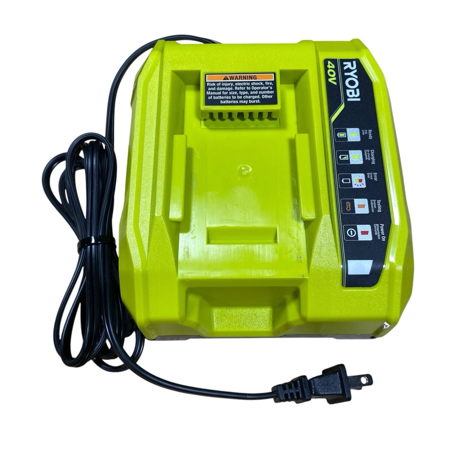 USED OEM Genuine Ryobi OP406VNM 40V Lithium-Ion Rapid Charger