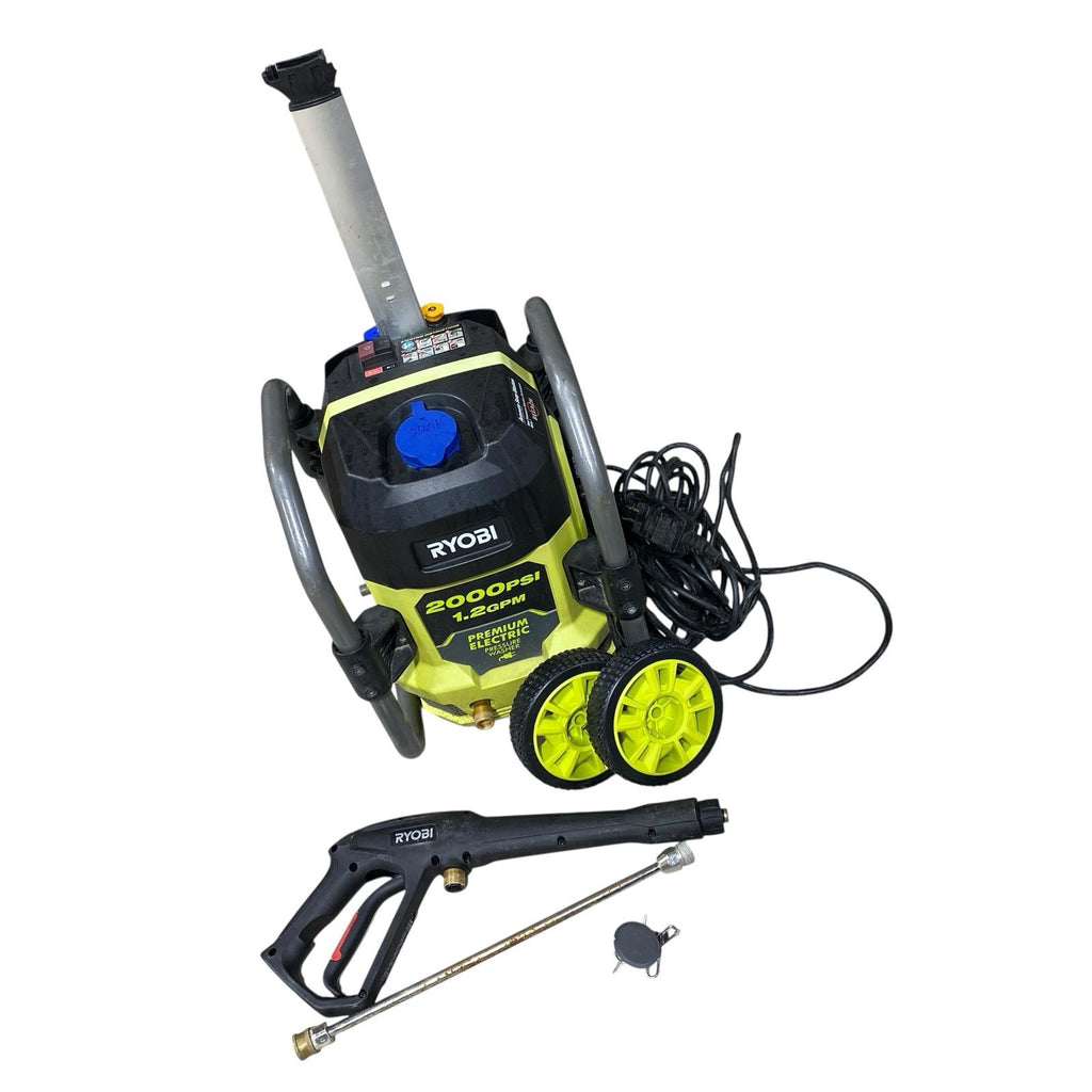 -FOR PARTS-RYOBI RY142022 2000 PSI 1.2 GPM Cold Water Electric Pressure Washer