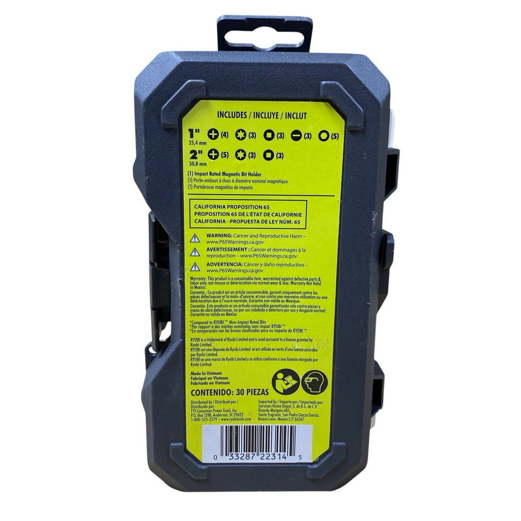RYOBI A963001 Impact Drive Bits (30-Piece)