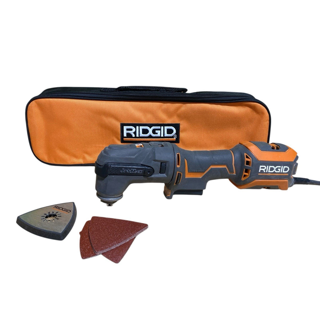 Ridgid R2851 Series B JobMax Corded Multi-Tool with R8223406 Head & Bag