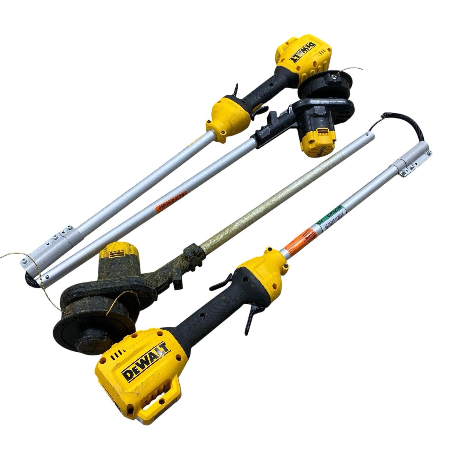 2 X DeWalt DCST925 20V Lithium-ion 13" Cordless String Trimmers PARTS OR REPAIR