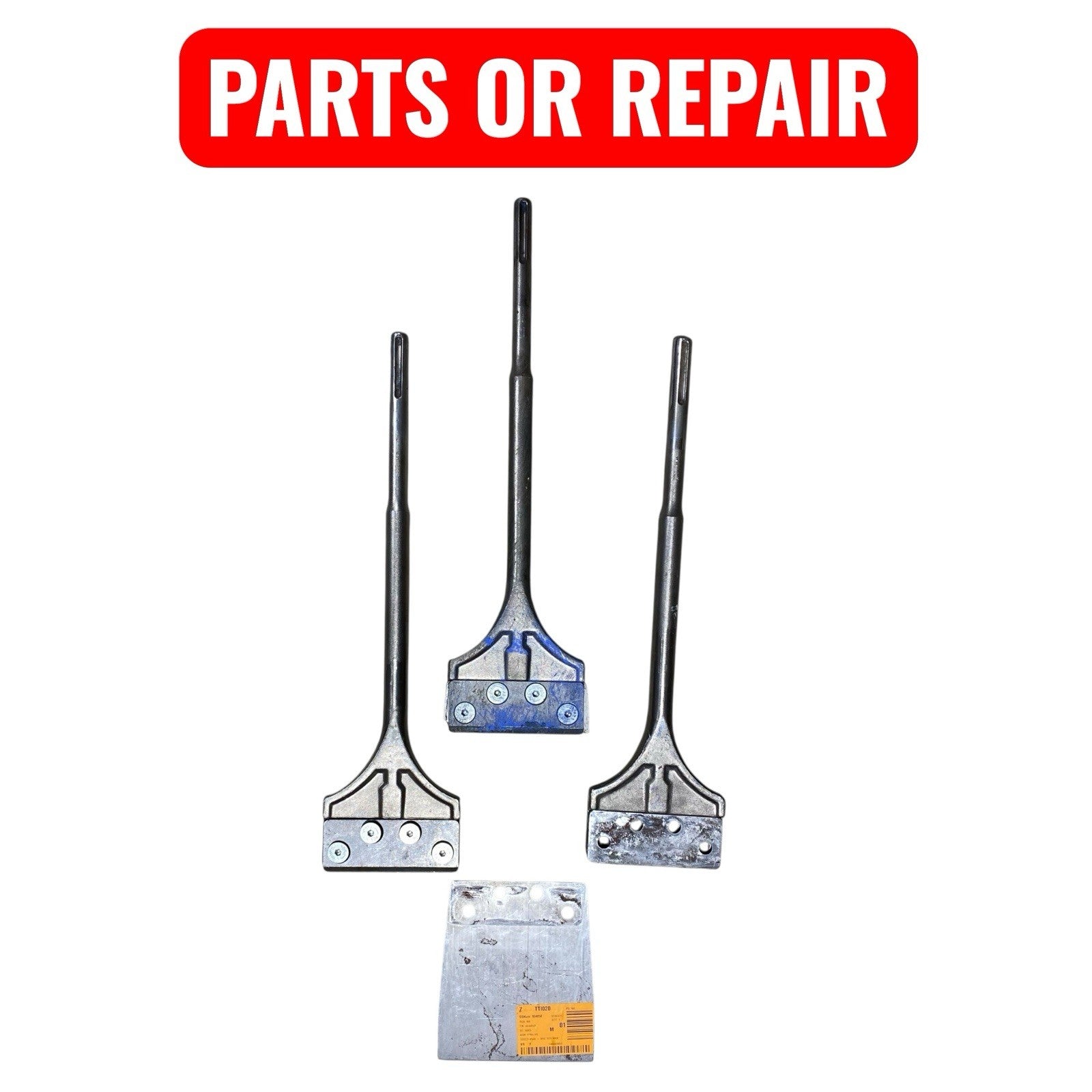 3 For PARTS Milwaukee 48-62-4096 SDS-MAX Floor Scraper