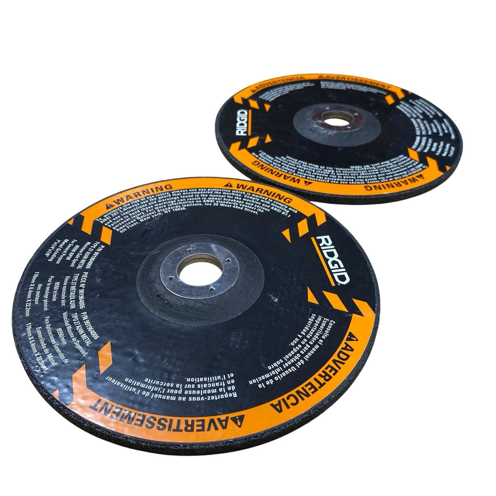 7” Grinding Wheel For Use With RIDGID R1020/R10202 7" CORDED ANGLE GRINDER X2