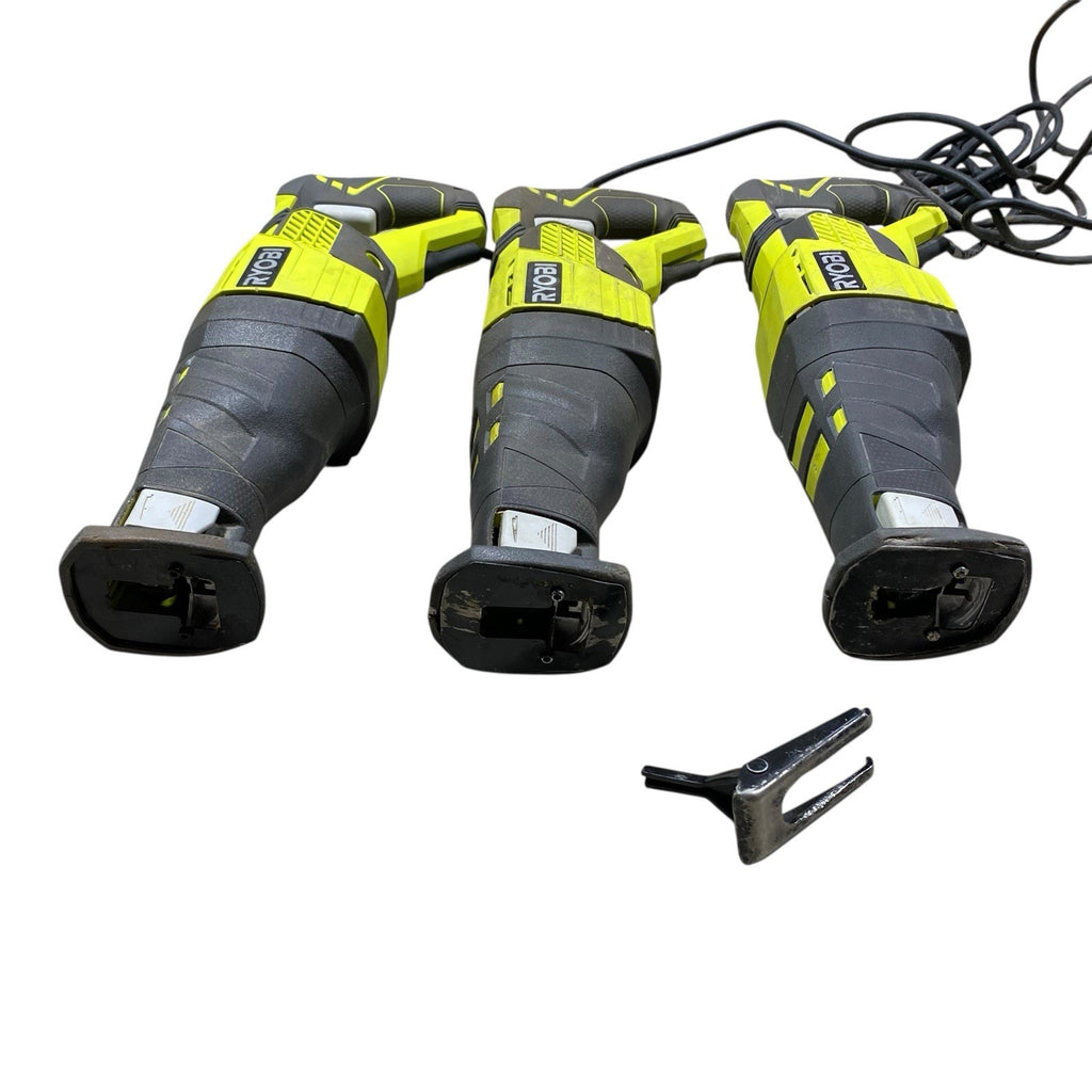 3X Ryobi RJ1861V Corded 12-amp Variable Speed Reciprocating Saw for PARTS ONLY