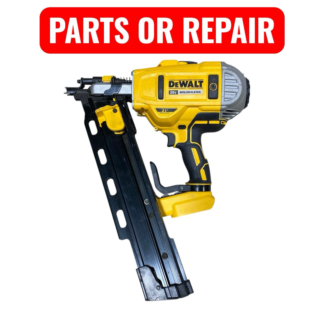 DEWALT DCN21PLB 20V 21-Degree Cordless Framing Nailer Gun PARTS OR REPAIR ONLY