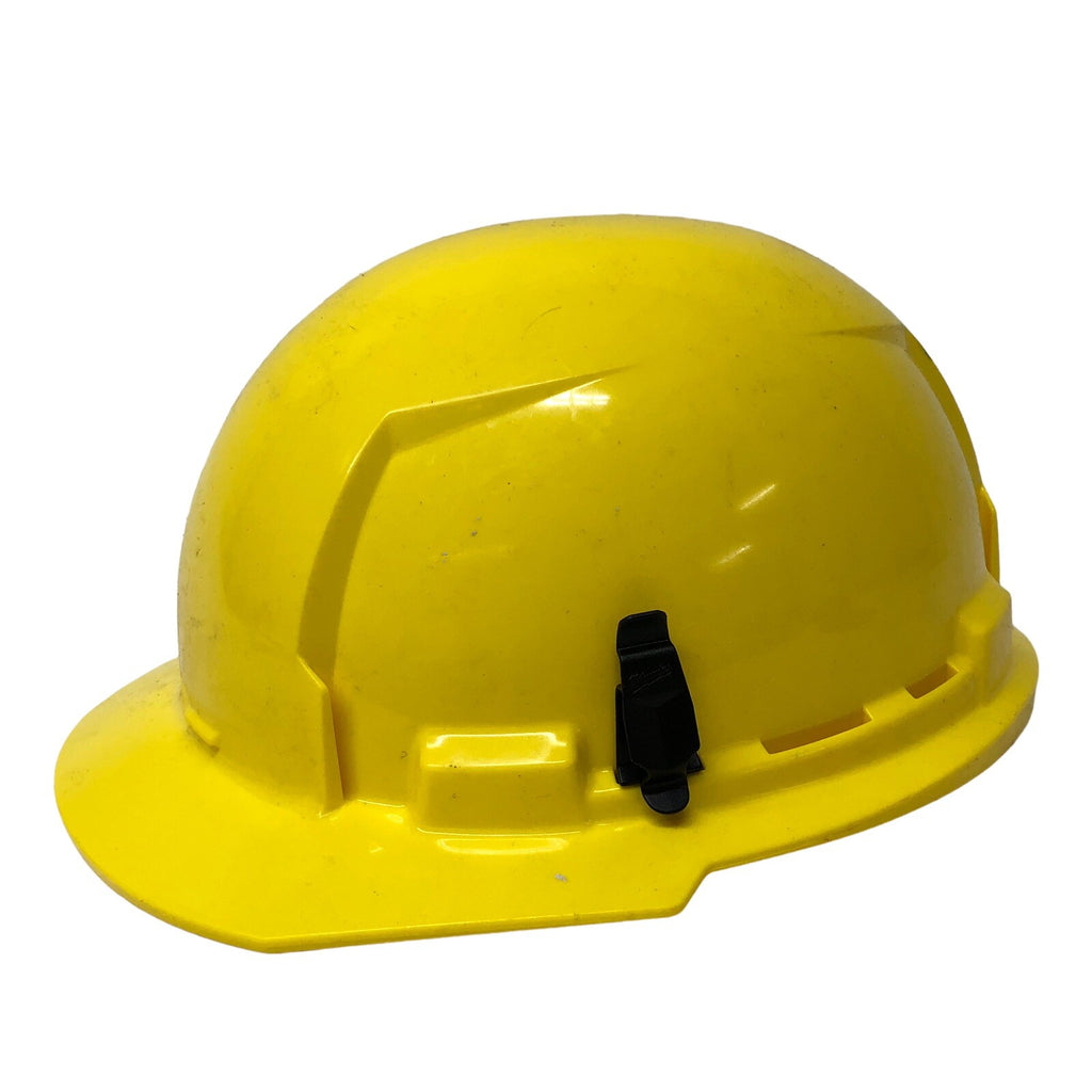 Milwaukee Tool 48-73-1122 Yellow Front Brim Hard Hat W/6Pt Ratcheting Suspension