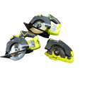 Ryobi 18v p507 1/4 p505 5 1/2 circular saw lot of 3 (PARTS ONLY)