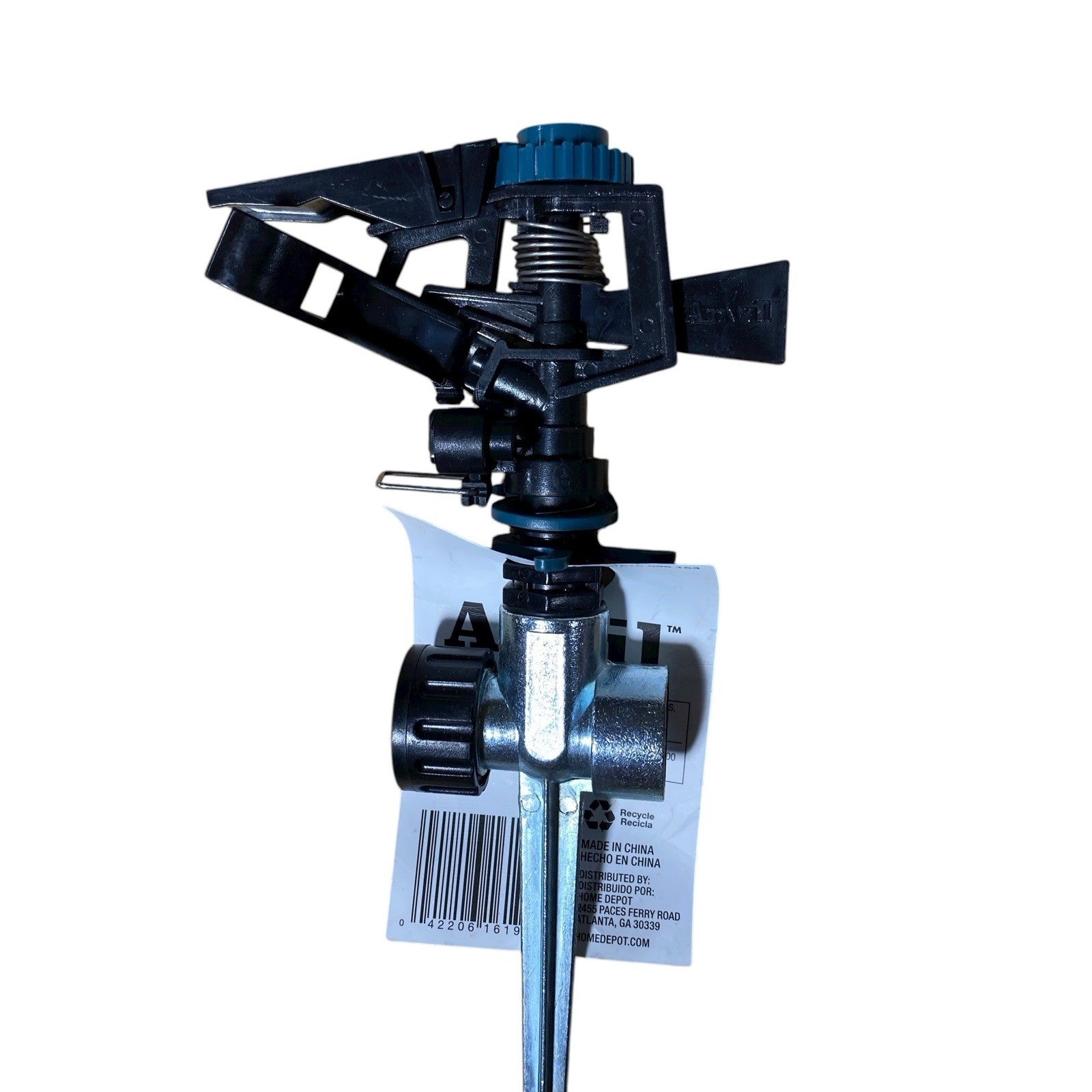 2 X Pulsating Lawn Sprinkler , coverage of up to 3,300 sq. ft.