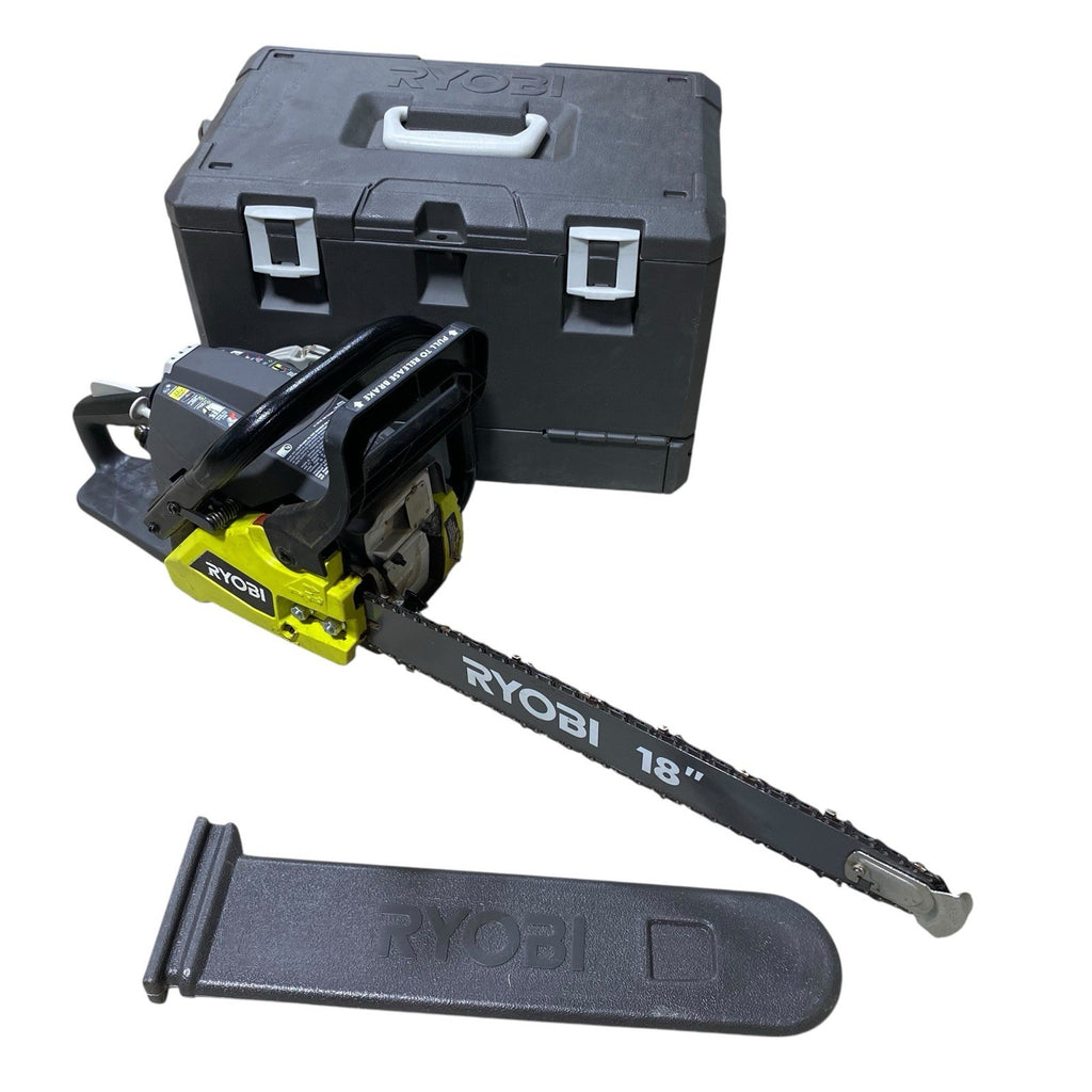 Ryobi 2 Cycle 18in" 38cc Gas Powered Chainsaw RY3818 & Hard Case