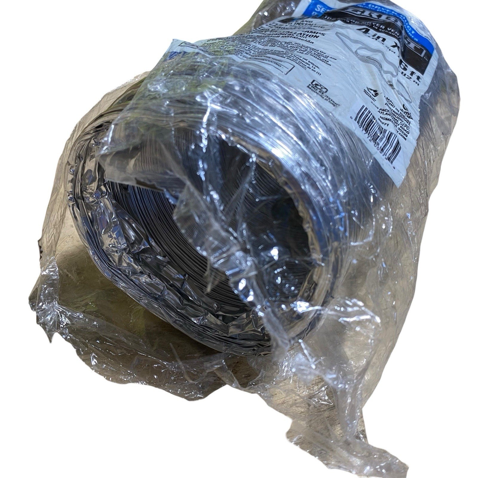 Everbilt Semi-Rigid Dryer Duct w/ 2 Clamps 6' x 4" 98271 - SEE PHOTOS