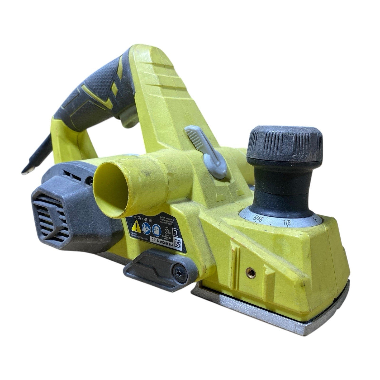 RYOBI HPL52, 6 Amp Corded 3-1/4 in. Hand Planer - PARTS OR REPAIR ONLY