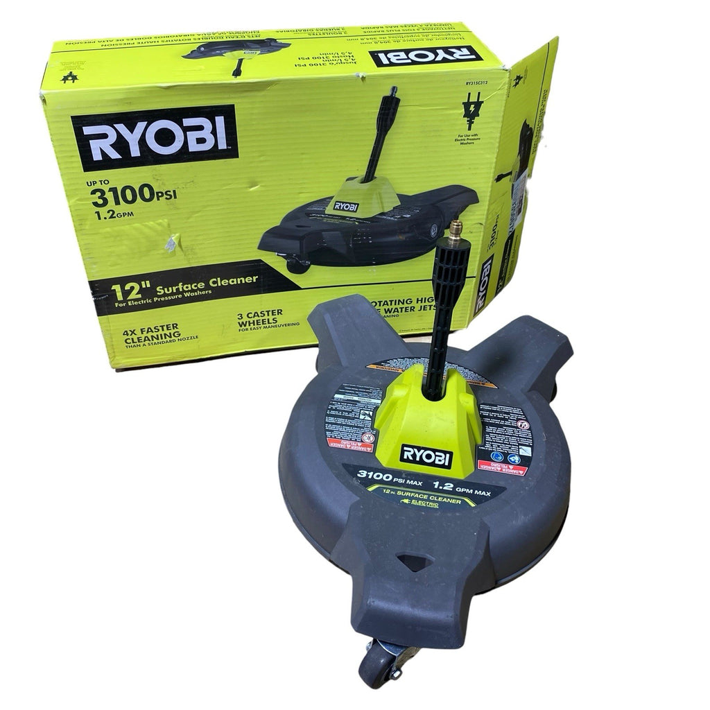 RYOBI 12" 3100PSI  Surface Cleaner  RY31SC312 For Electric Pressure Washer