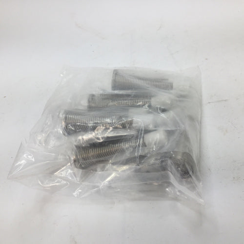 (10 PACK) Spring Door Stop Satin Nickel - Hardware Essentials 852350