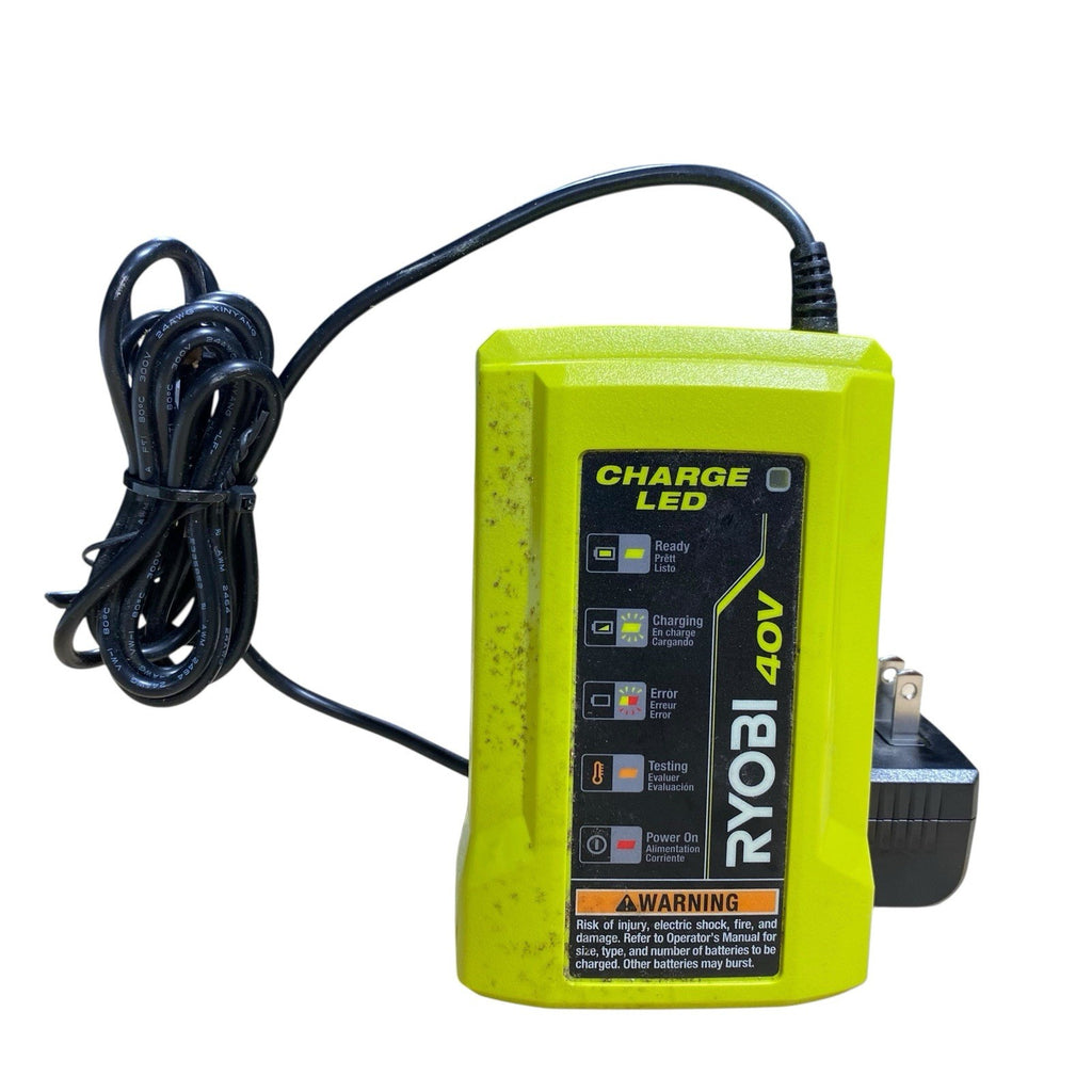 RYOBI ONE+ 40-Volt Chargers X3 LOT for PARTS OR REPAIR ONLY