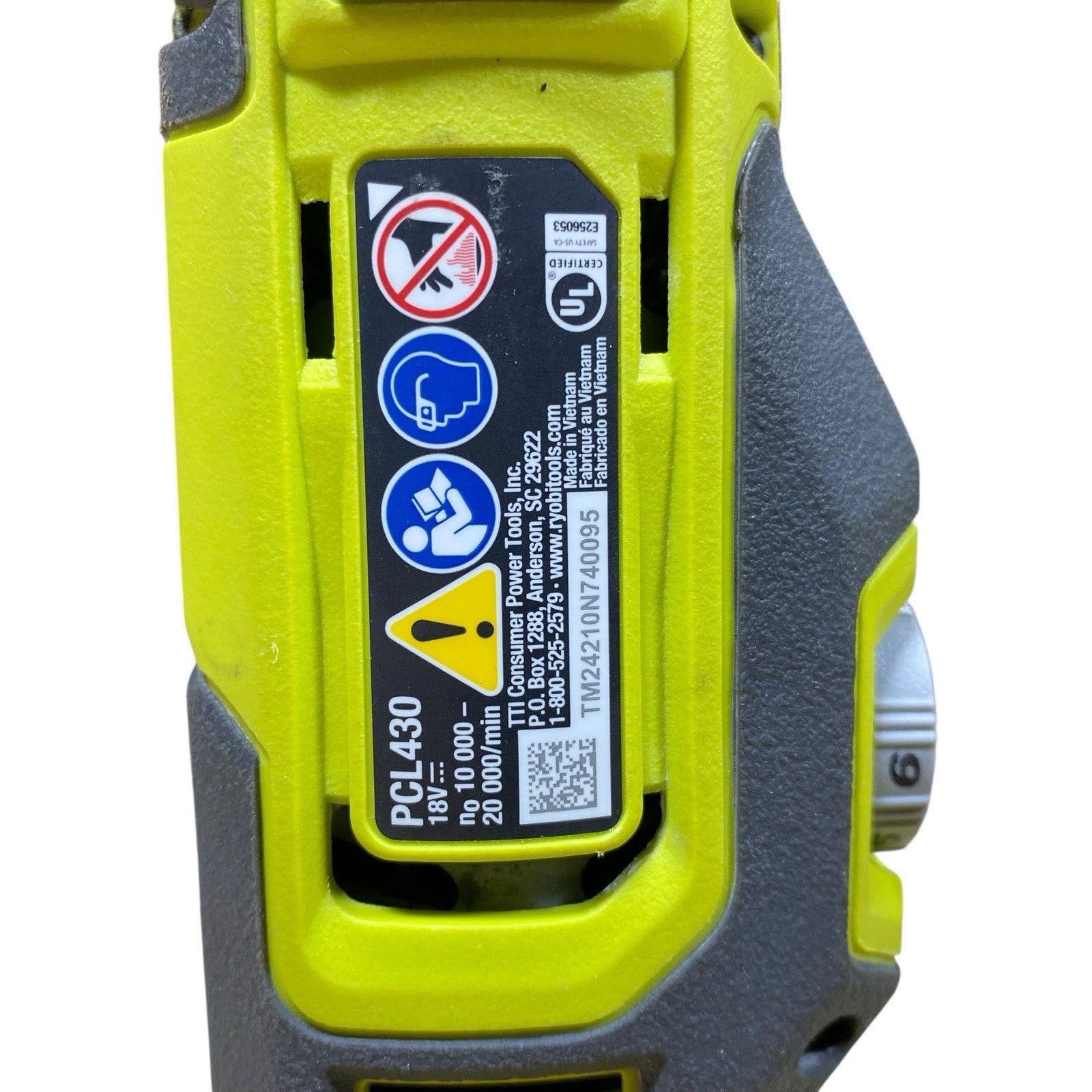 RYOBI ONE+ PCL430B - 18V Cordless Multi-Tool (Tool Only) FOR PARTS