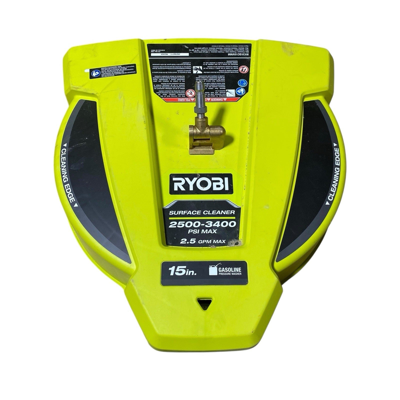 Ryobi RY31SC15 - 15" 3400PSI Gas Pressure Washer Surface Cleaner W/ Wheels- Used