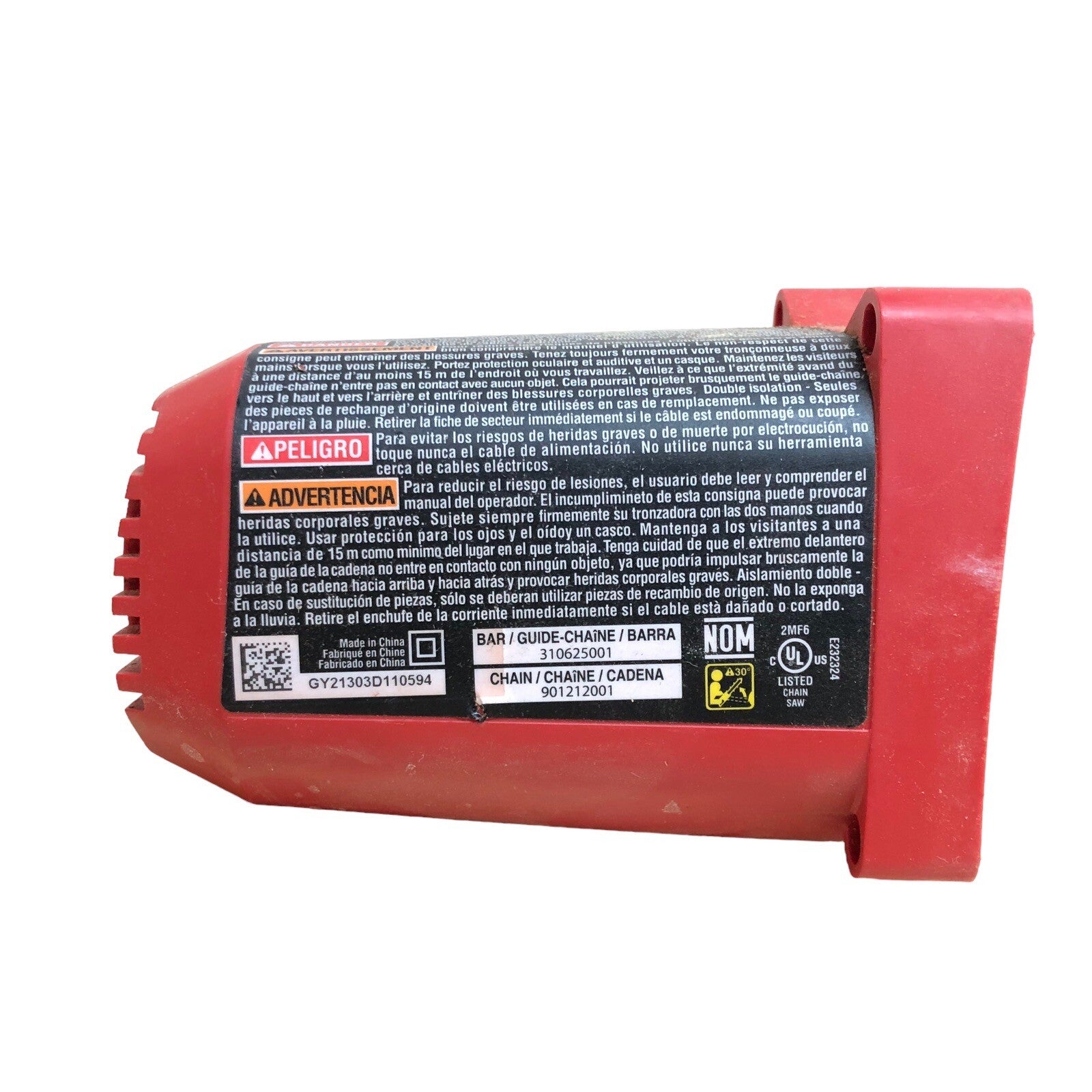 Genuine Chainsaw Parts Motor Housing -Homelite 14” Electric Chainsaw-UT43104