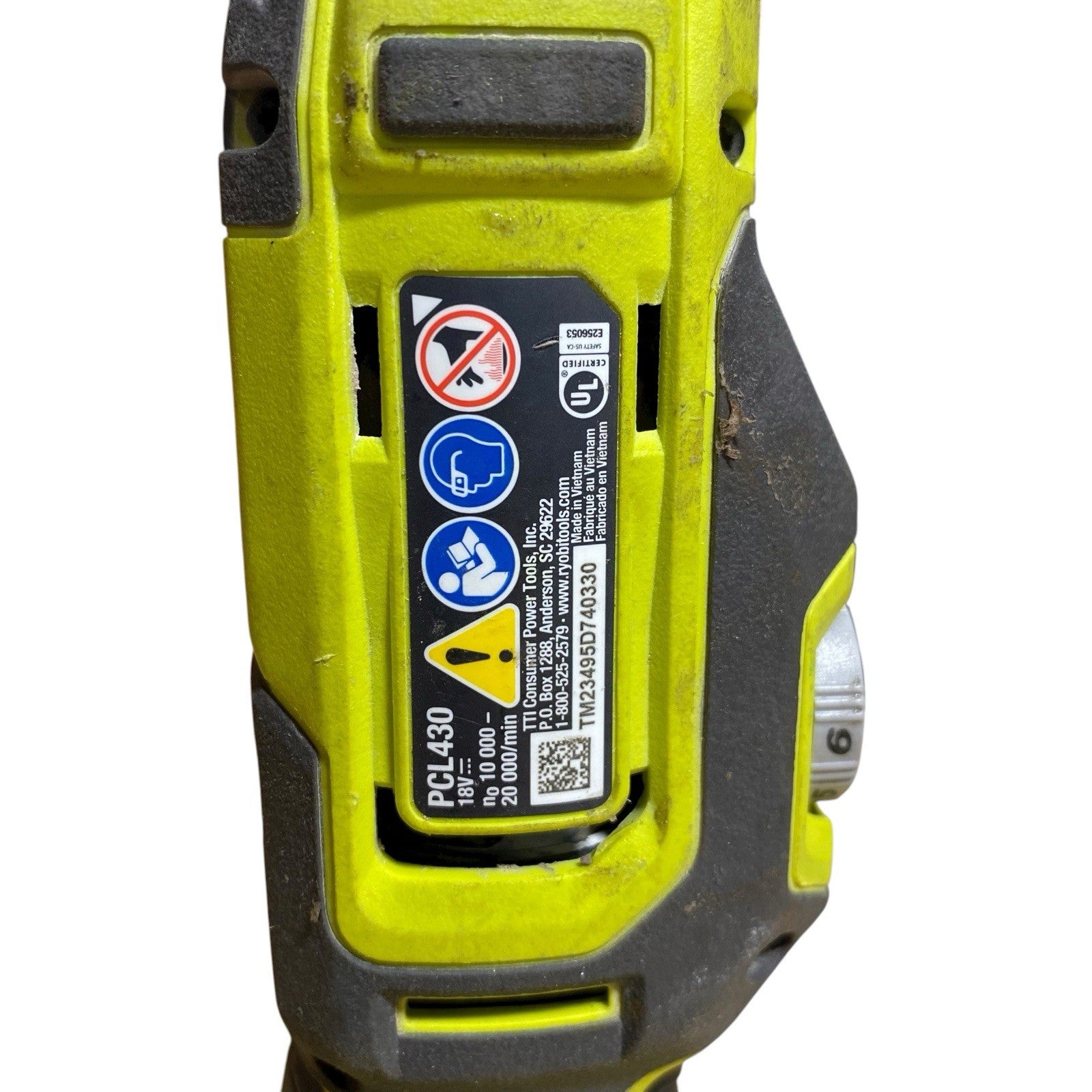 RYOBI PCL430 ONE+ 18V LITHIUM CORDLESS MULTI-TOOL ONLY TOOL