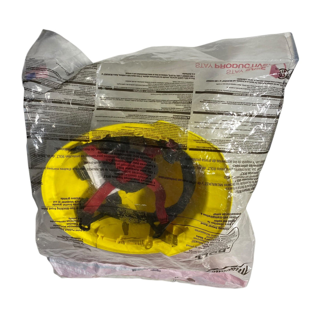Milwaukee Tool 48-73-1102 Front Brim Yellow Front Brim Hard Hat W/4Pt