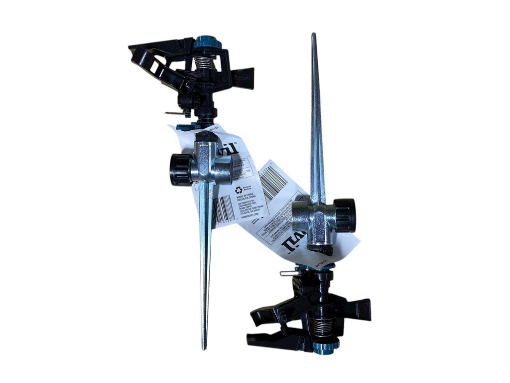 2 X Pulsating Lawn Sprinkler , coverage of up to 3,300 sq. ft.