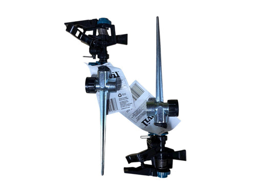 2 X Pulsating Lawn Sprinkler , coverage of up to 3,300 sq. ft.