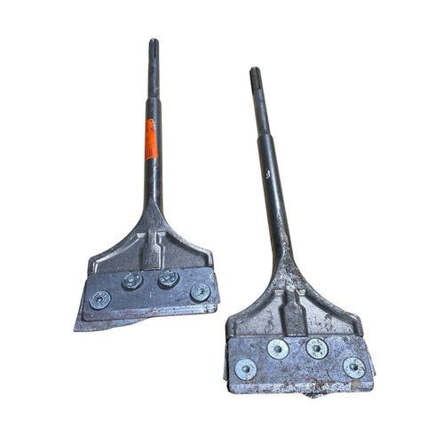 2 X Milwaukee 48-62-4096 SDS-MAX Floor Scraper for PARTS OR REPAIR ONLY