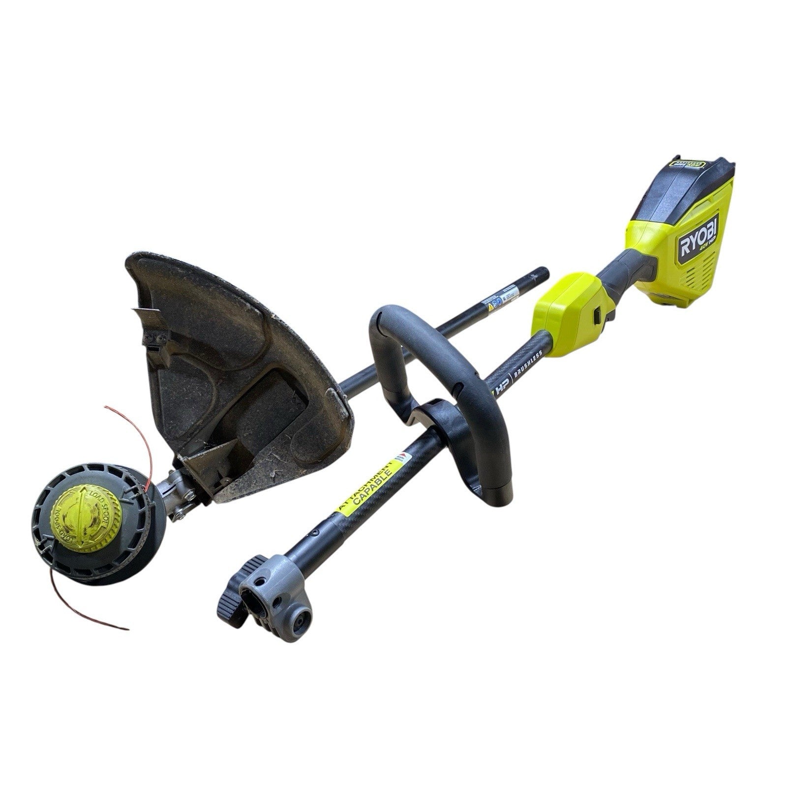 RYOBI RY40HPST01K 40V Brushless 16" Carbon Fiber Shaft String Trimmer- TOOL ONLY
