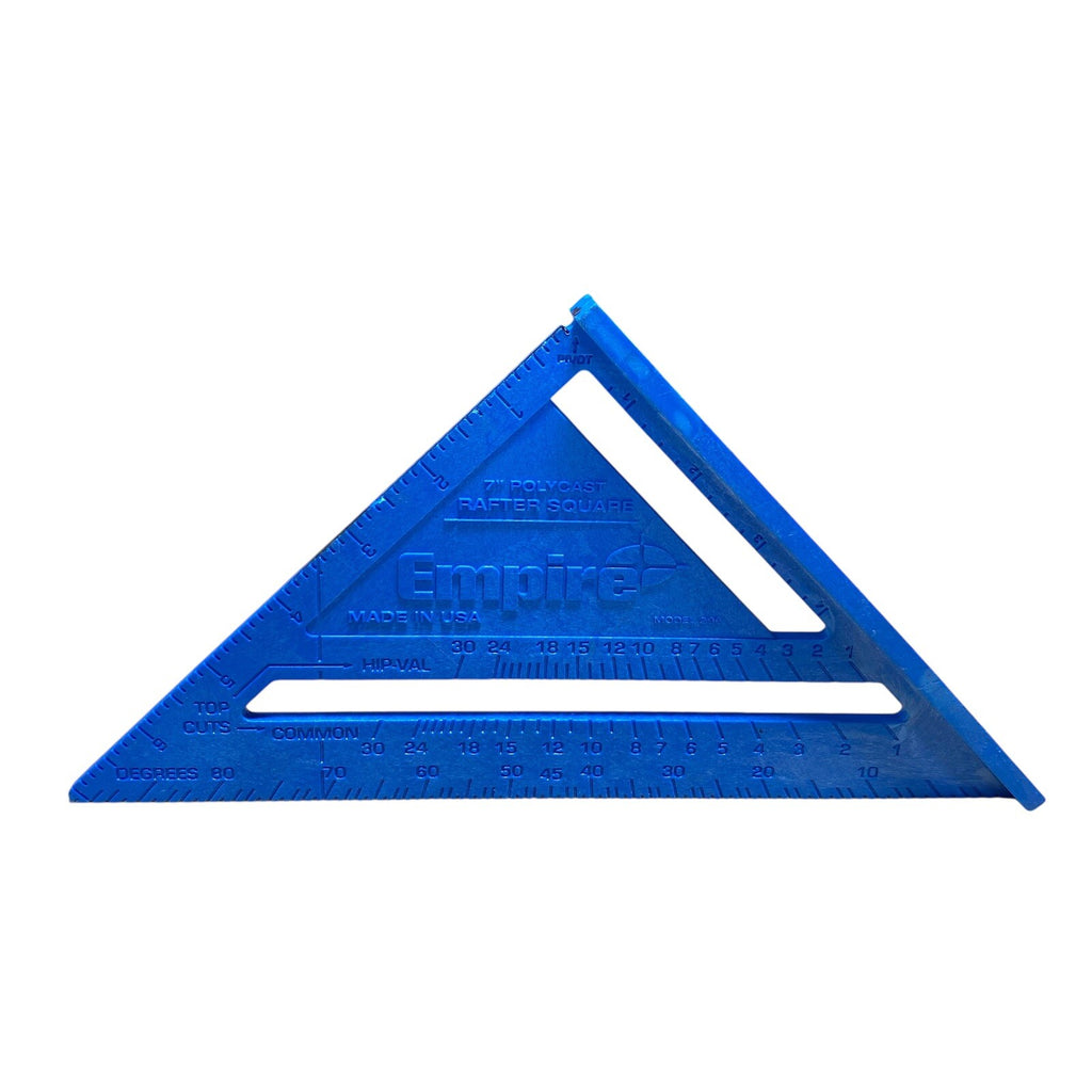 Empire Level 296 -  7-Inch POLYSQUARETM - Rafter Square - Blue