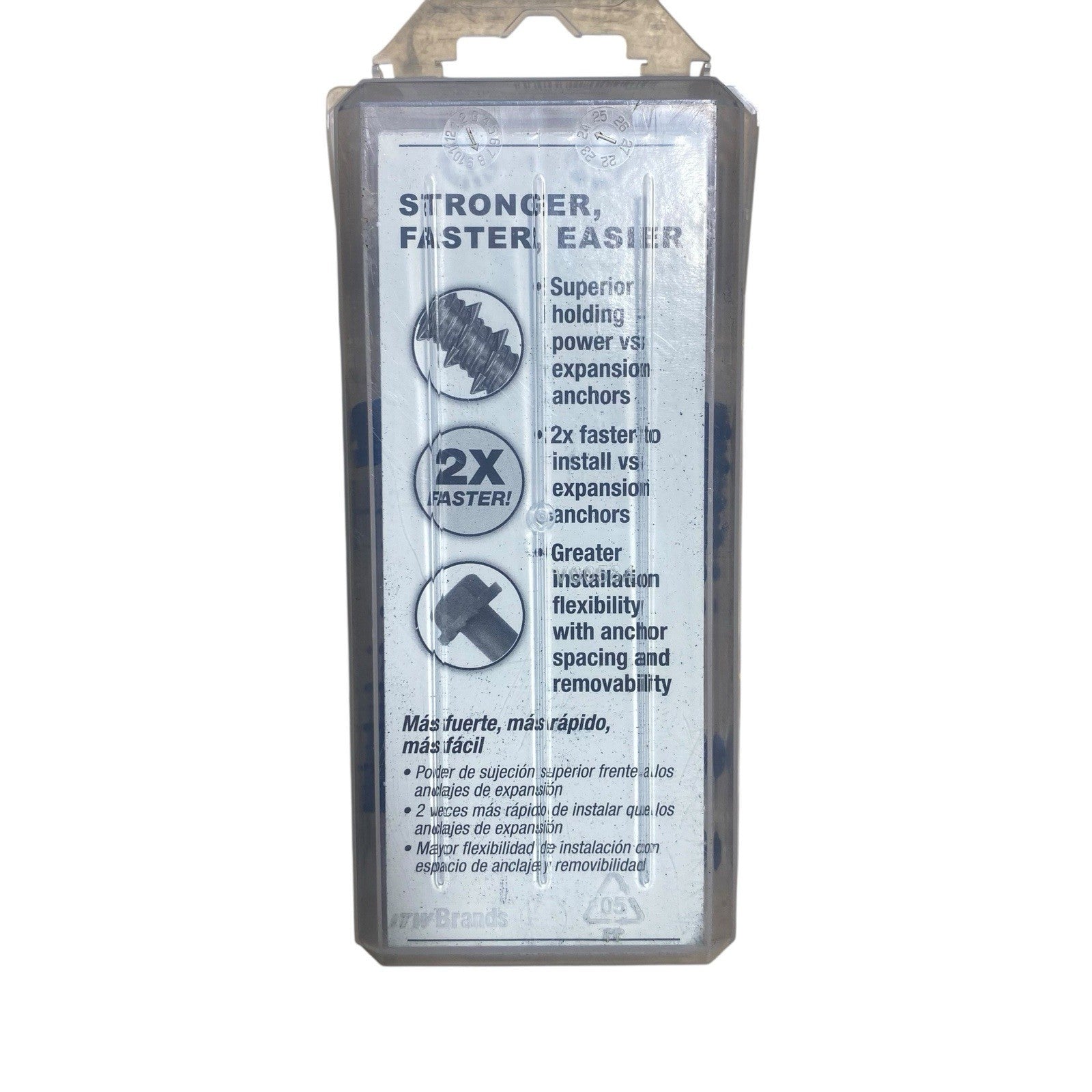  Tapcon 1/2" x 3" Concrete Screw Anchor Steel Zinc Blue - Pack of 10