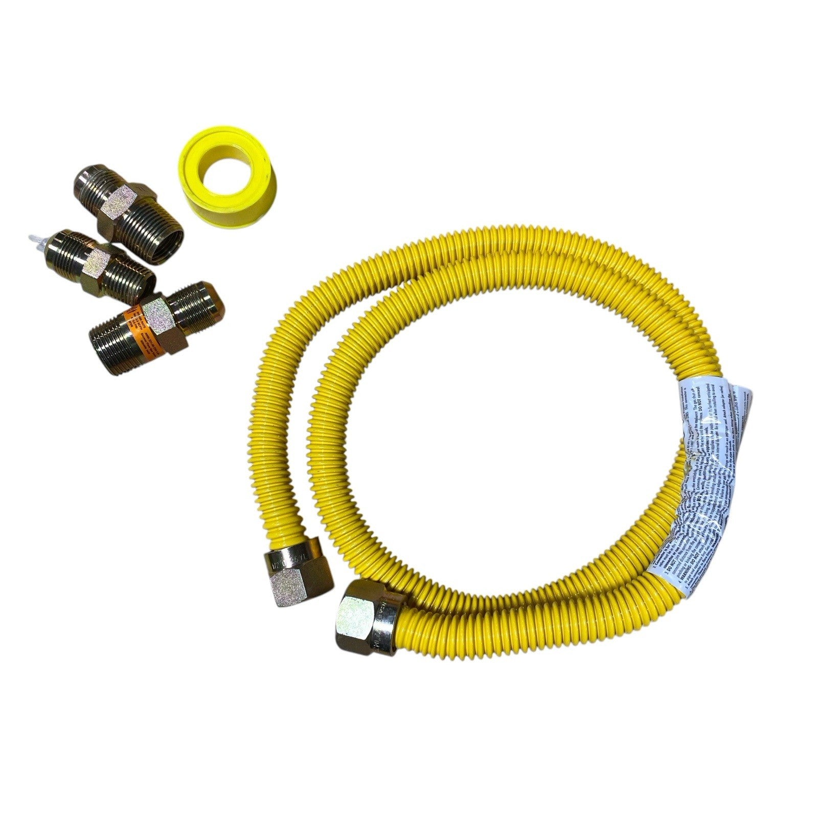 Everbilt Gas Range Connector Kit Yellow 4' 98255