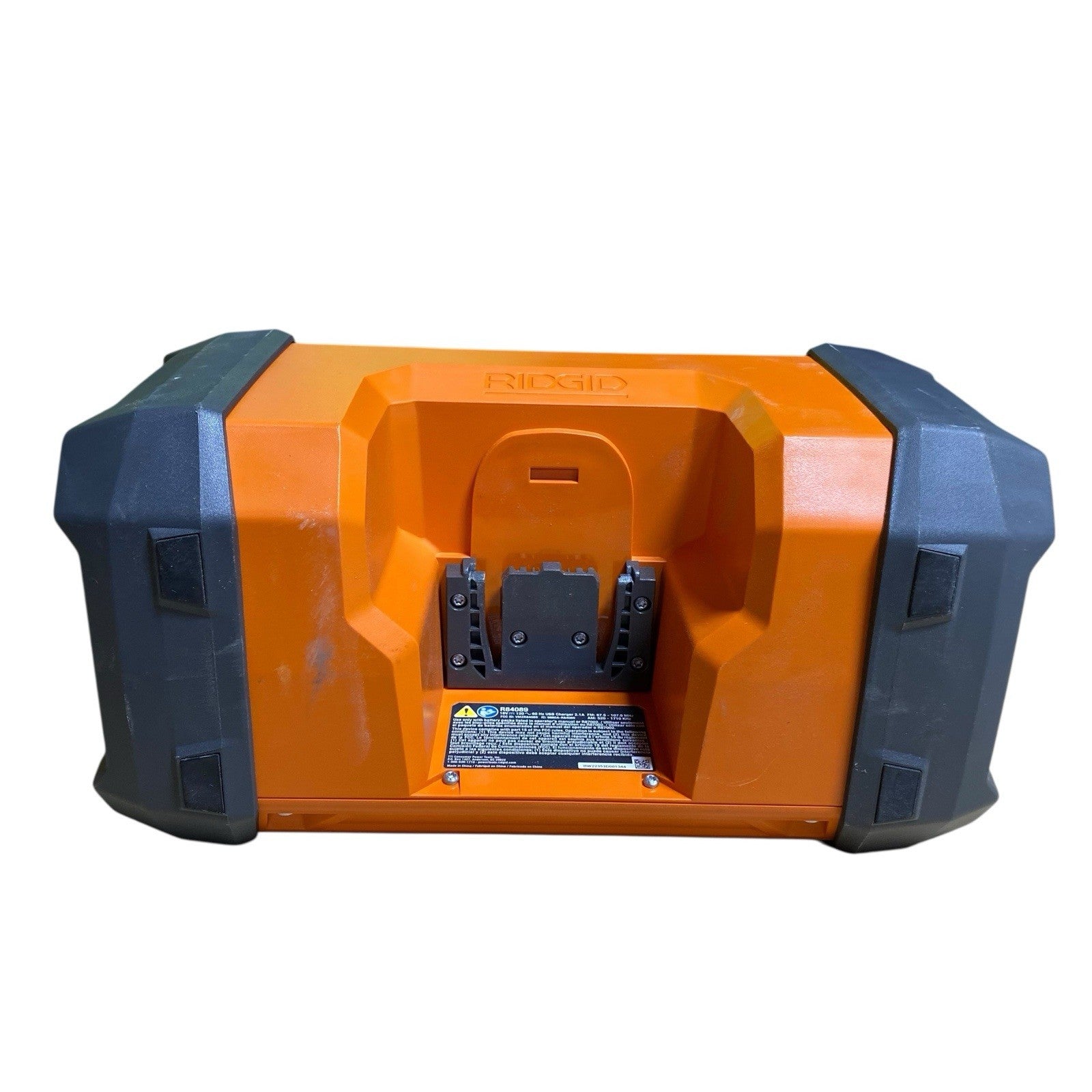 RIDGID R84089 18V Hybrid Jobsite Radio with Bluetooth (NO AC/DC ADAPTOR)