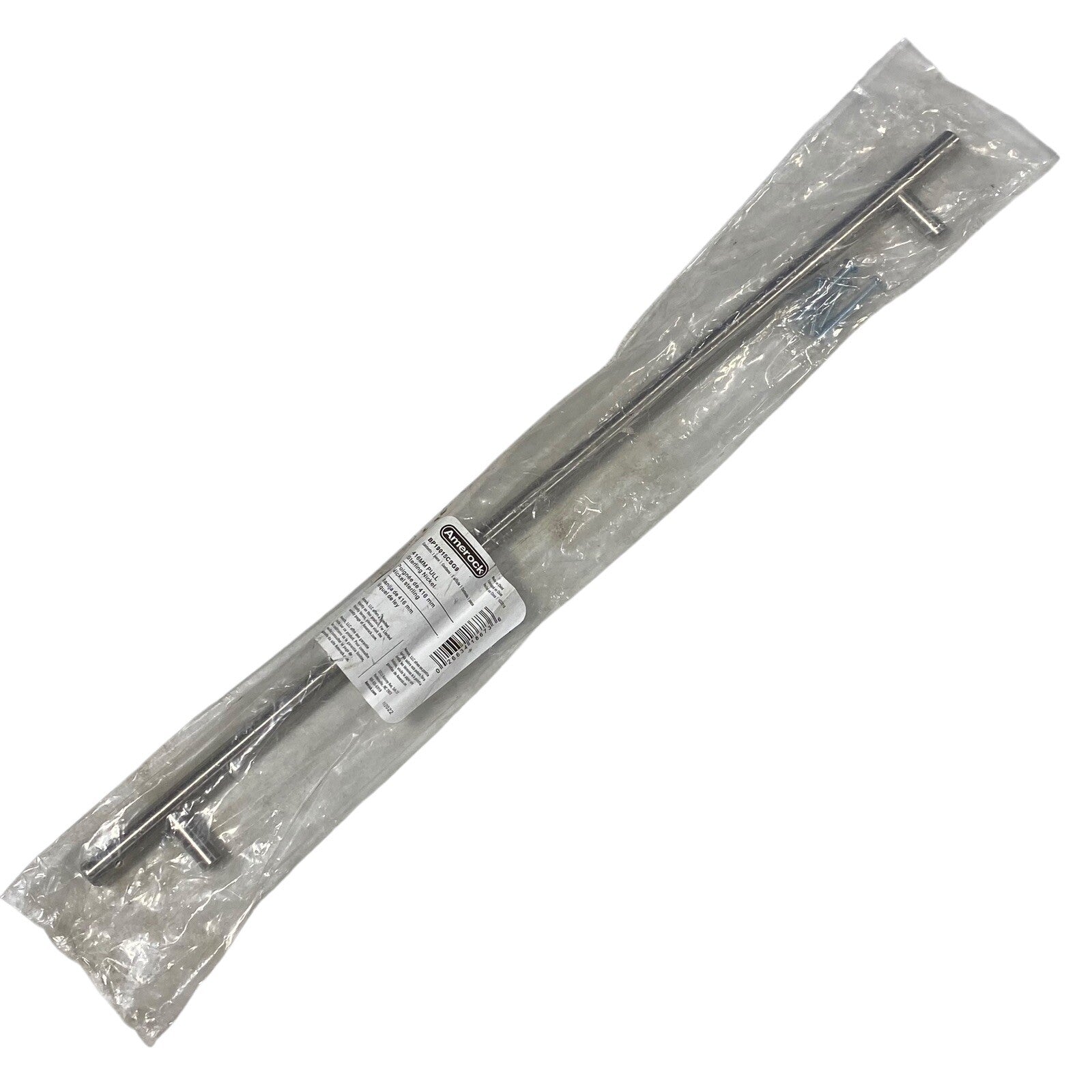 Amerock Carbon Steel Bar Cabinet Pull Sterling Nickel 16-3/8" BP19015CSG9