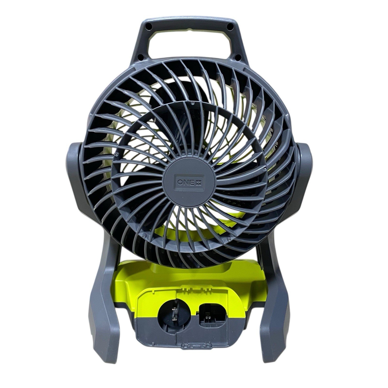 RYOBI ONE+ 18V Hybrid WHISPER Series 7.5 in 3-Speed Fan - Hyper Green - PCL811B