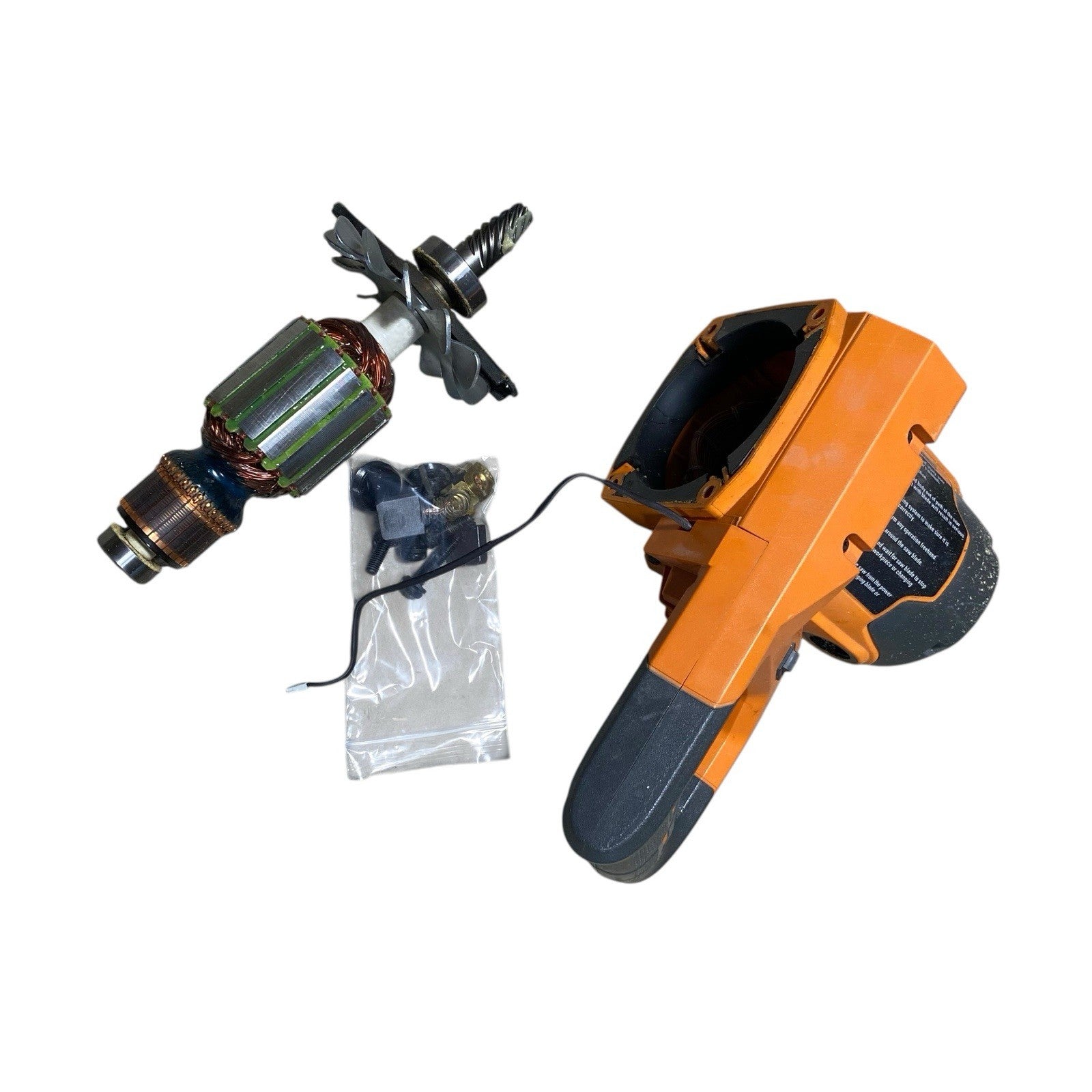 Ridgid R4222 OEM 12” Miter Saw Armature /brushes/motor/handle/switch Assembly