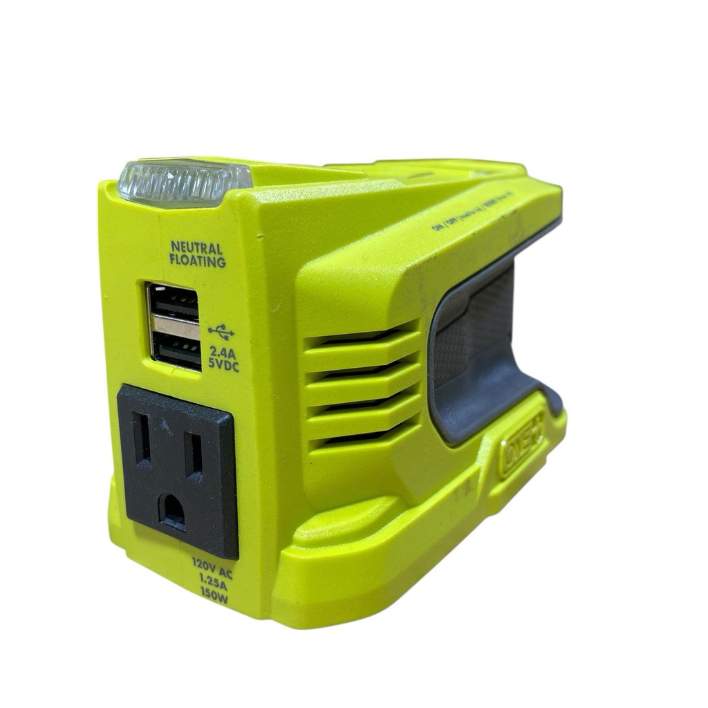 Ryobi RYi150BGA 18V ONE+ 150-Watt Portable Battery Inverter Power Source