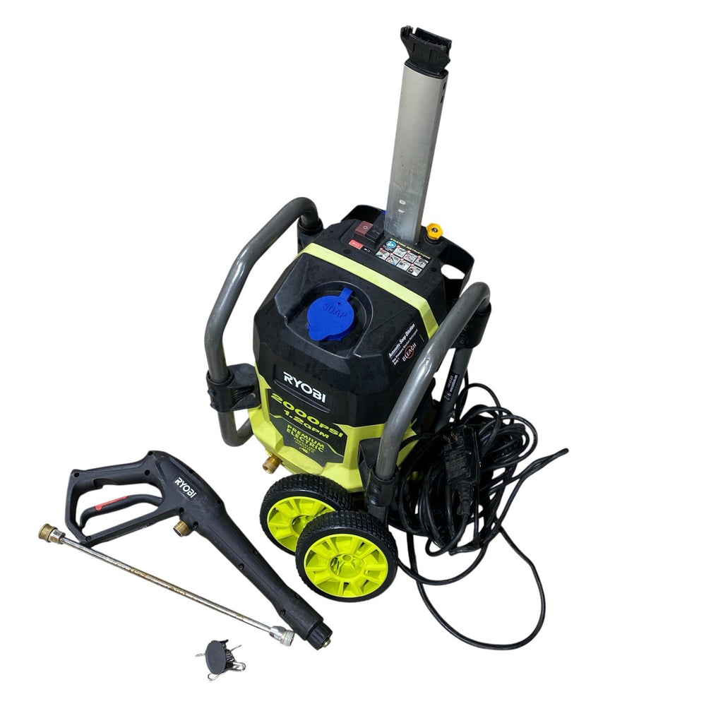 -FOR PARTS-RYOBI RY142022 2000 PSI 1.2 GPM Cold Water Electric Pressure Washer