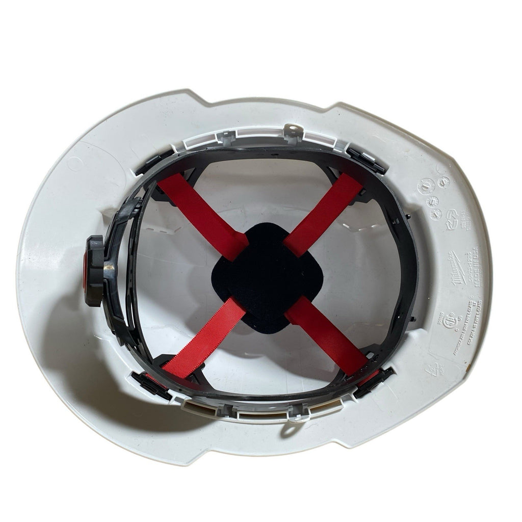 Milwaukee Tool 48-73-1201 Hard Hat,White,6 1/2 To 8 1/2" Size