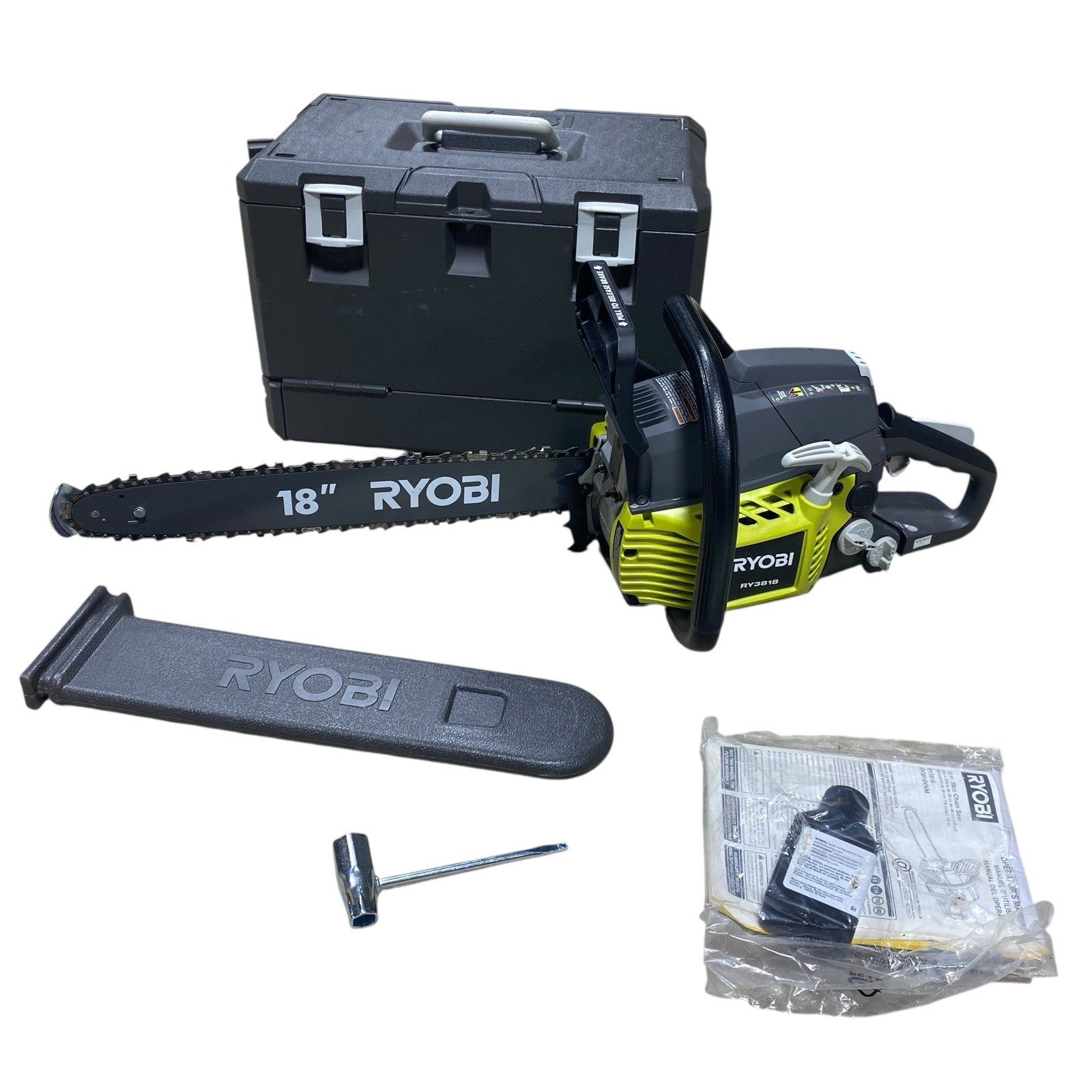 18" Chainsaw Ryobi RY3818 18" 38cc 2-Cycle
