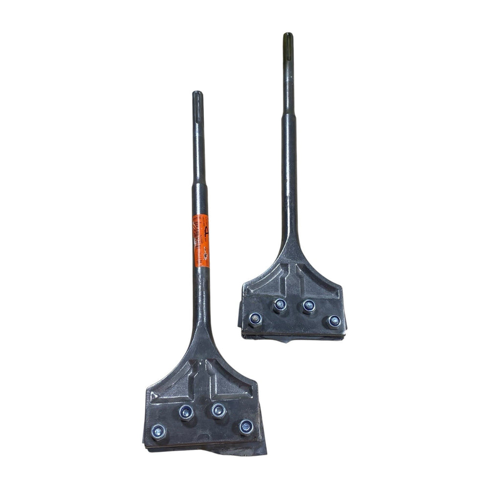 2 X Milwaukee 48-62-4096 SDS-MAX Floor Scraper for PARTS OR REPAIR ONLY