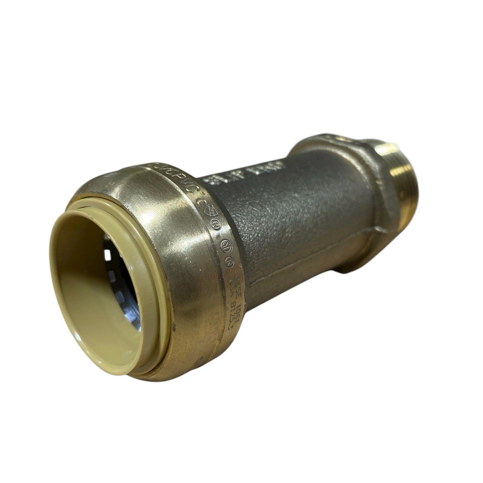 SharkBite U3140LFA Push Fit Slip Coupling Copper / PVC, 1” x 1” x MNPT