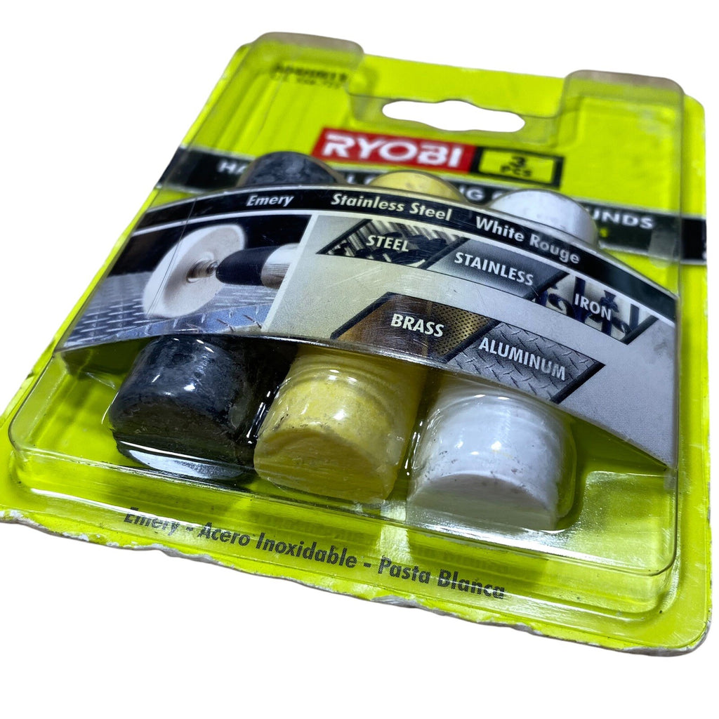 Ryobi Hard Metal Cleaning Compound Set (3-Piece) A04HM11