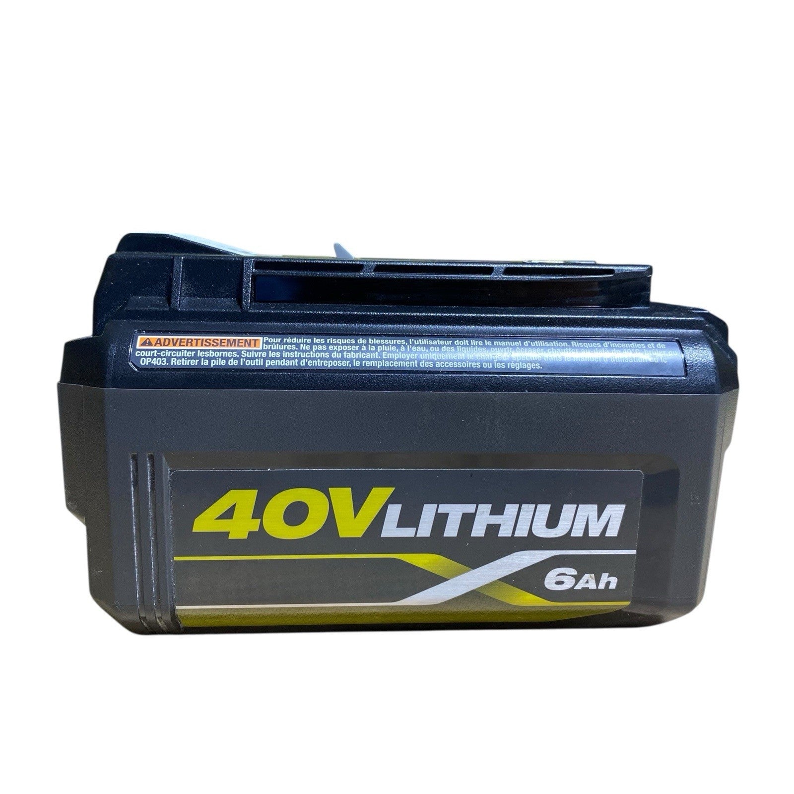 Ryobi OP40602 40V Lithium-ion 6.0 Ah High Capacity Battery PARTS OR REPAIR