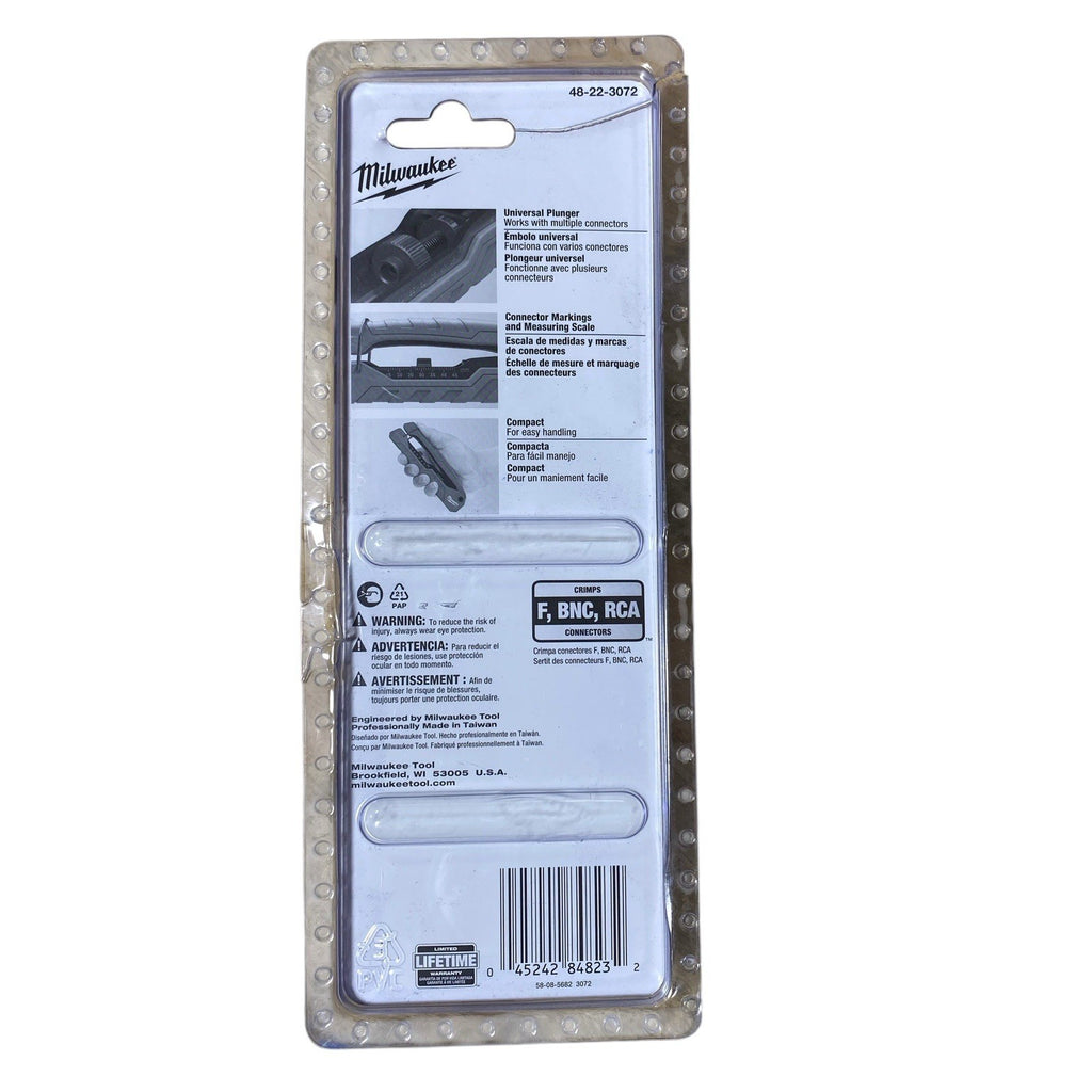 Milwaukee 48-22-3072 Coax Compression Crimper Quick Crimps