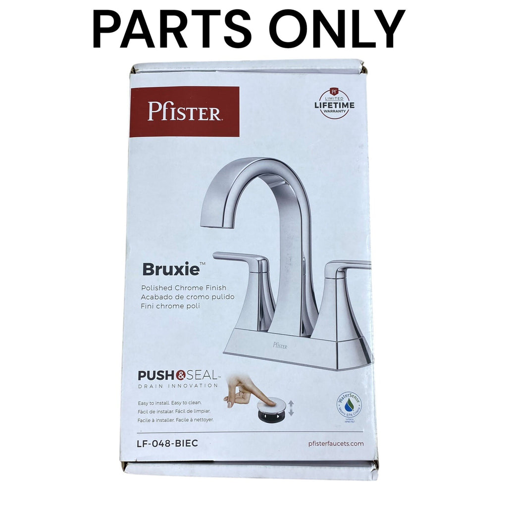Pfister LF-048-BIEC Bruxie 4in Centerset 2-Handle Bathroom Faucet Chrome