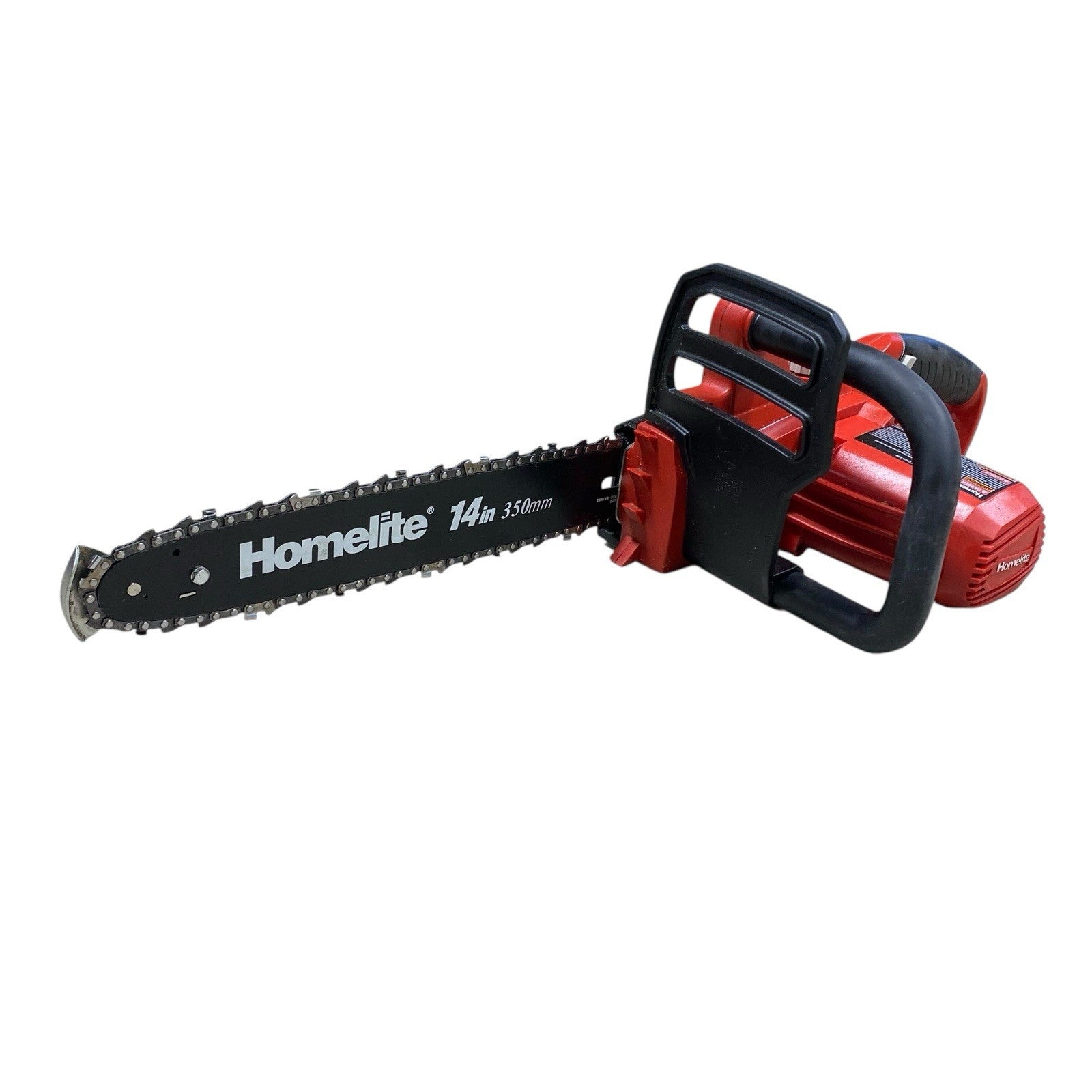 Homelite Electric Chainsaw 14" 9 Amp Tool-Less Chain Tensioning, Automatic Oiler