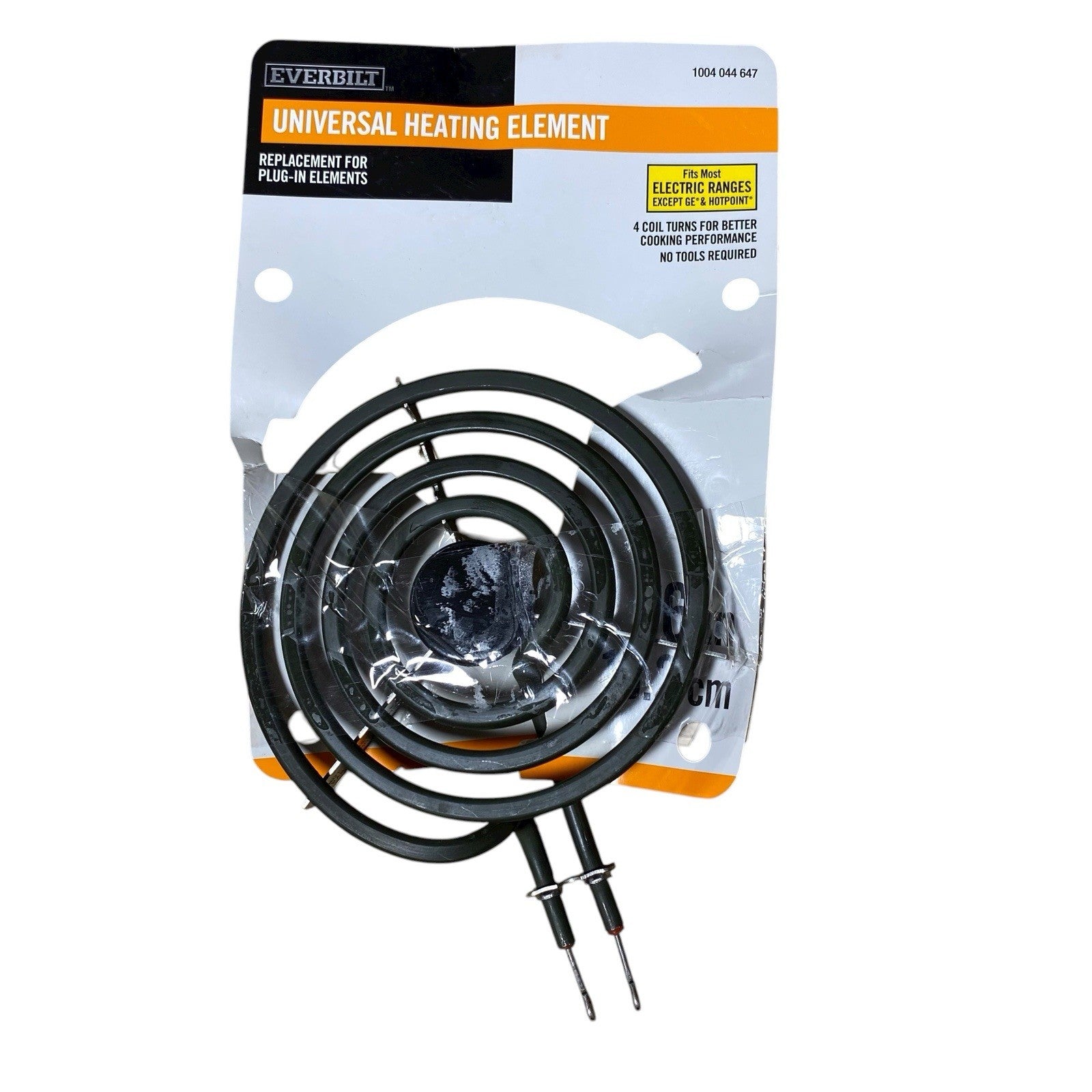 Everbilt Universal Burner Element For Electric Ranges Black 6" 1004044647