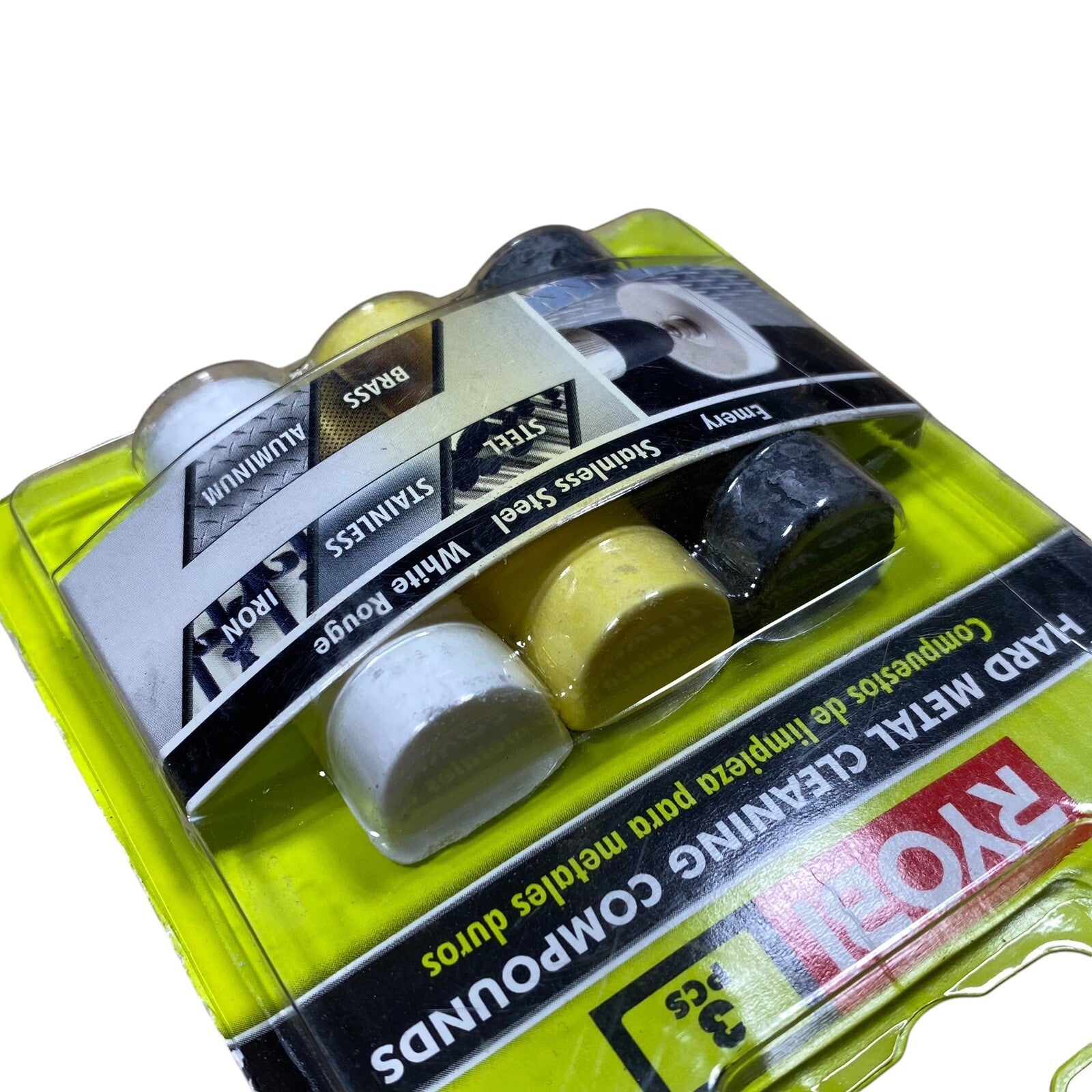 Ryobi Hard Metal Cleaning Compound Set (3-Piece) A04HM11