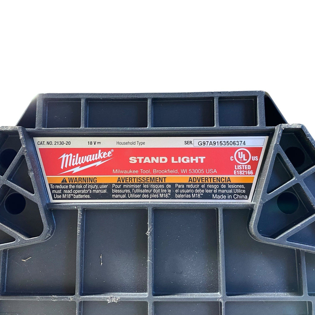 Milwaukee M18 18V Cordless LED Tripod Stand Contractors Work Light - PARTS ONLY