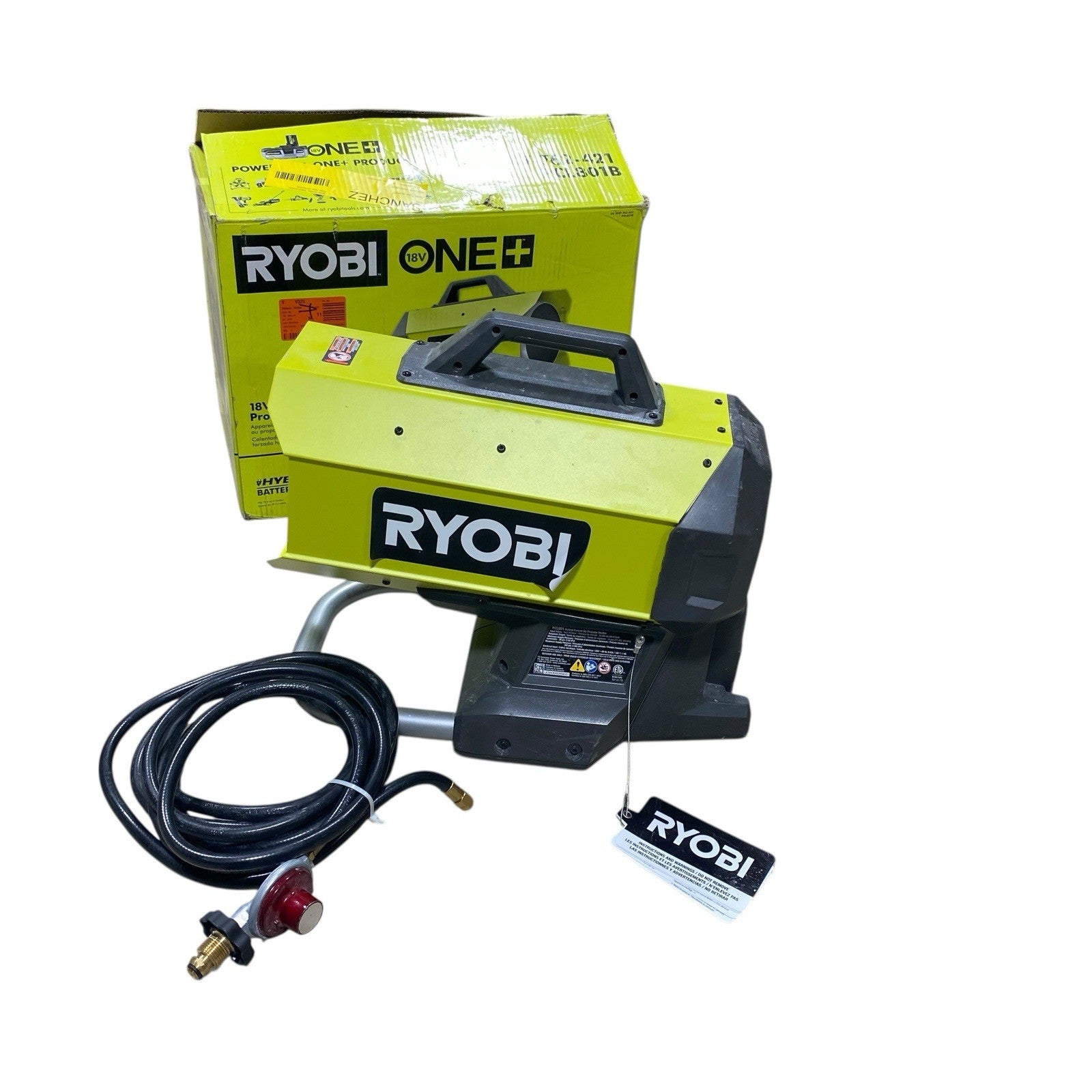 Ryobi PCL801B ONE+  Cordless Hybrid Forced Air Propane Heater (Tool Only)